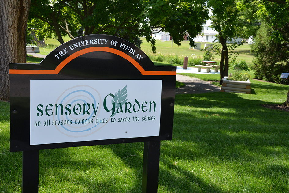 Sensory Garden sign