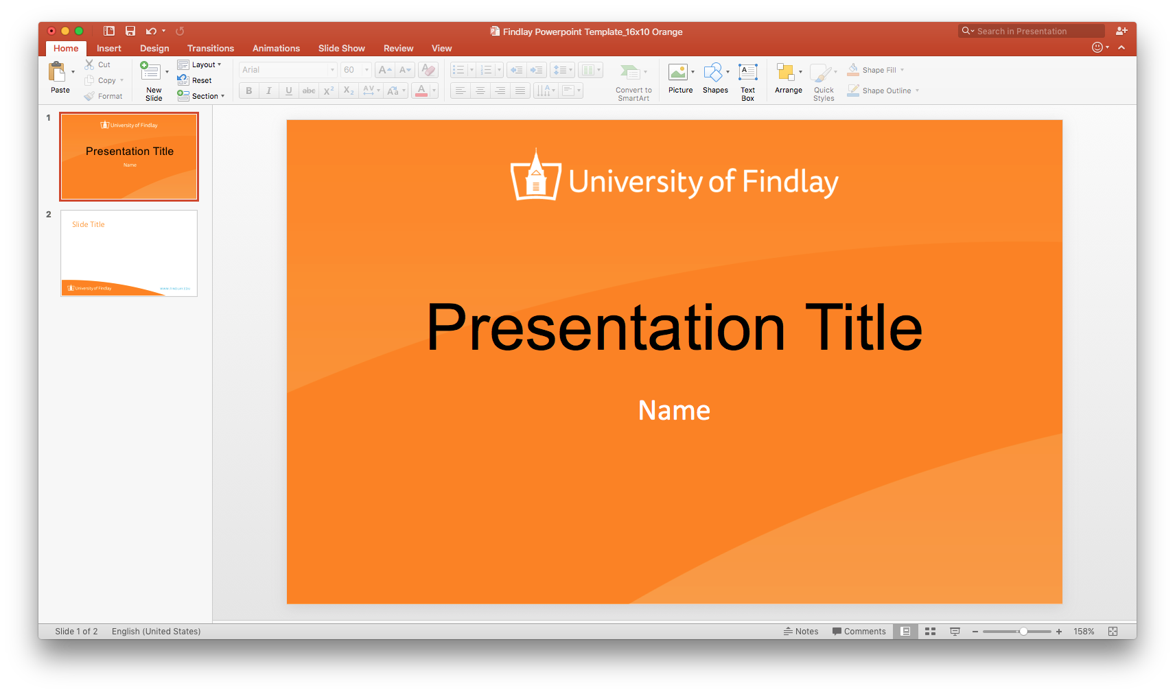 Uf Powerpoint Template